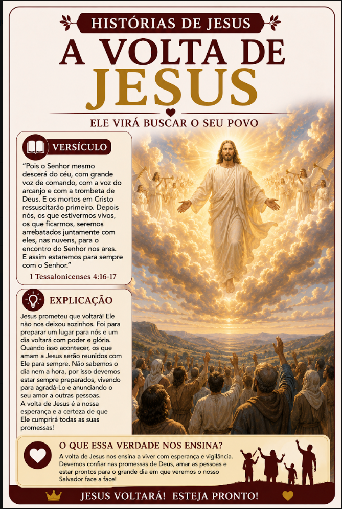 Card A Volta de Jesus